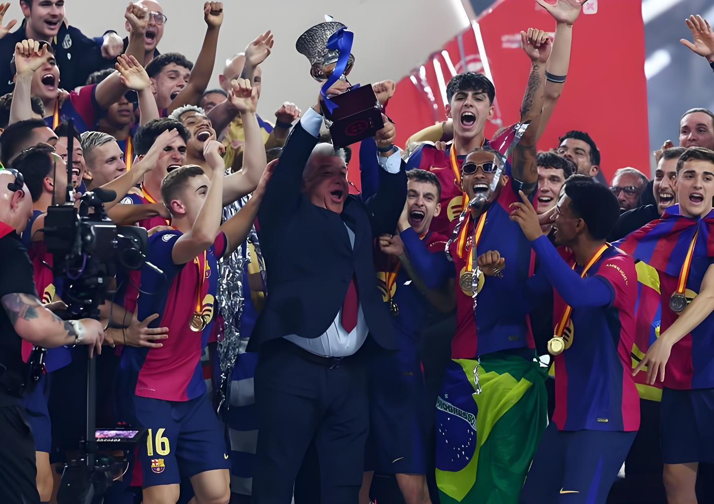 巴塞罗那客场战胜对手取得三分